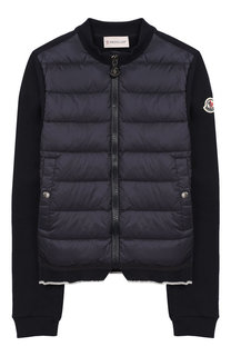 Утепленный кардиган Moncler Enfant