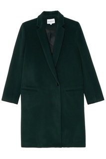 Зеленое пальто с карманами Claudie Pierlot