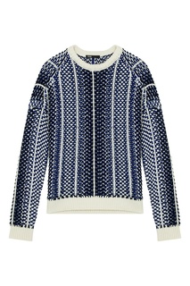 Комбинированный джемпер Maje