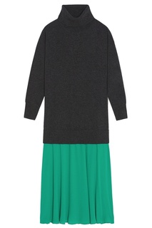 Шерстяное платье миди Sandro