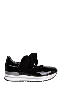 Черные лакированные туфли Simonetta Mini
