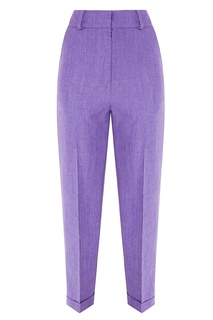 Фиолетовые брюки со стрелками Kuraga