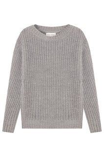 Серый вязаный пуловер Kuraga
