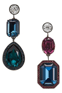 Серьги с цветными кристаллами Atelier Swarovski x Tabitha Simmons