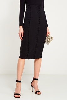 Юбка-карандаш со шнуровкой сбоку Elisabetta Franchi