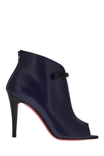 Синие кожаные ботильоны Coursive 100 Christian Louboutin