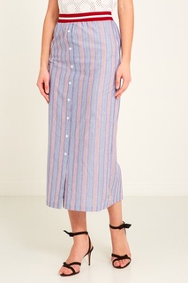 Юбка-миди в полоску Stella Jean