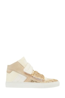 Хайтопы с блестками Mm6 Maison Margiela