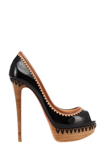 Черные лакированные туфли Trepl Prive 150 Christian Louboutin
