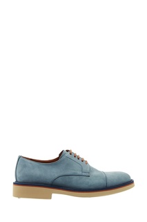 Голубые ботинки с цветной подошвой Canali