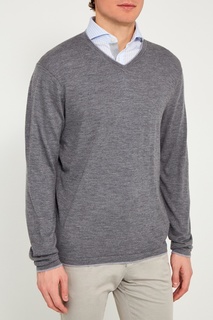 Серый кашемировый пуловер IC MEN