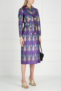 Пальто с люрексом Gucci