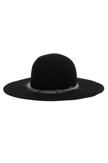 Черная шляпа из шерсти Bonpoint