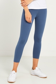 Голубые хлопковые легинсы Ermanno Scervino