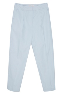Голубые брюки из хлопка Bonpoint