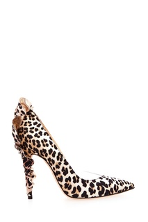 Туфли с леопардовым принтом Elisabetta Franchi