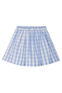 Хлопковая юбка в клетку Bonpoint