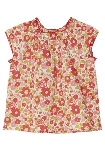 Блузка с ярким цветочным принтом Bonpoint