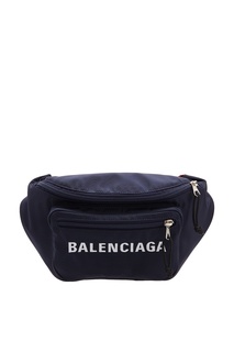 Красно-синяя поясная сумка Balenciaga Man