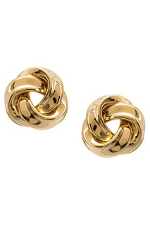 Круглые переплетенные серьги Lisa Smith