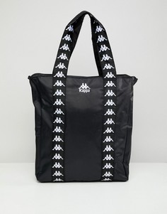 Черная сумка-тоут с логотипом KAPPA - Черный