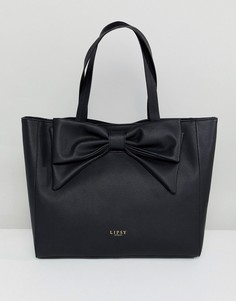 Черная сумка-шоппер с бантом Lipsy - Черный