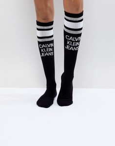 Гольфы с логотипом Calvin Klein - Черный