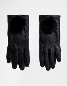 Перчатки из натуральной кожи Paul Costelloe - Черный