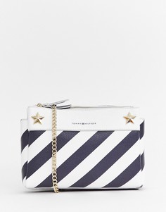 Сумка через плечо с полосками Tommy Hilfiger - Белый