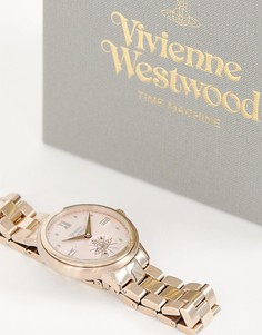 Женские часы цвета розового золота Vivienne Westwood VV158PKNU portobello - Розовый