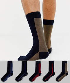 Набор из 5 пар носков в подарочной упаковке Ben Sherman - Мульти