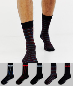 Набор из 5 пар носков в подарочной упаковке Ben Sherman - Мульти