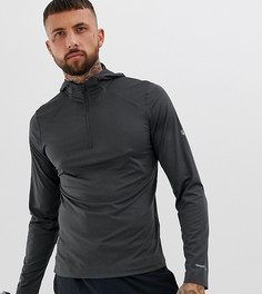 Серый худи с длинными рукавами Asics - Серый