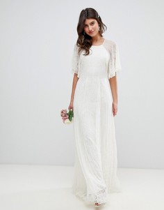Свадебное платье с отделкой ASOS EDITION - Белый