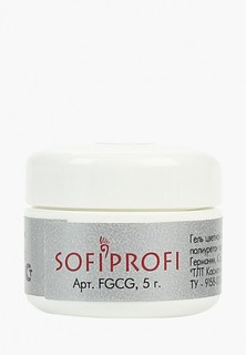 Гель-лак для ногтей Sofiprofi (перламутровая с эффектами) 158 белый