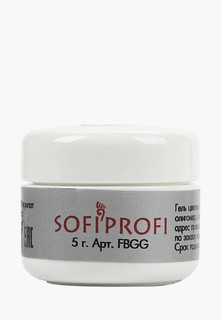 Гель-лак для ногтей Sofiprofi 121 розовый галогр.