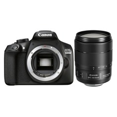 Зеркальный фотоаппарат CANON EOS 1300D KIT kit ( 18-135mm f/3.5-5.6 IS), черный