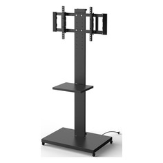 Подставка для телевизора Holder PR-107 черный 32&quot;-70&quot; макс.60кг напольный поворот и наклон