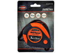 Рулетка AV Steel 3m x 16mm AV-971730