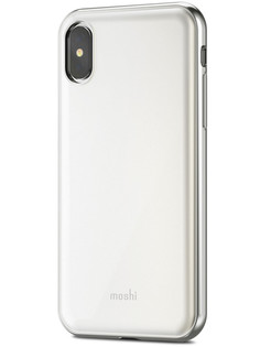 Аксессуар Чехол Moshi iGlaze для APPLE iPhone X/XS Pearl White 99MO101101