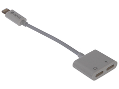 Аксессуар Devia Dual Lightning Charging Splitter White