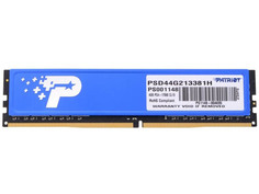 Модуль памяти Patriot Memory DDR4 DIMM 2133MHz PC4-17000 CL15 - 4Gb PSD44G213381H