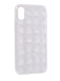 Аксессуар Чехол SkinBox Slim Silicone Diamond для Apple iPhone X Transparent T-S-AIX-007