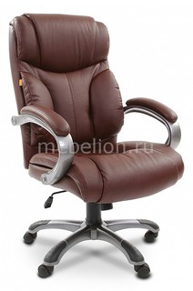 Кресло для руководителя Chairman 435 коричневый/серый, черный