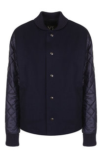 Шерстяной бомбер на кнопках Yohji Yamamoto