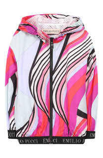 Ветровка на молнии с капюшоном Emilio Pucci
