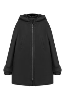 Двусторонняя дубленка с капюшоном Loro Piana