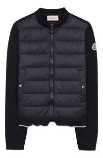 Утепленный кардиган Moncler Enfant