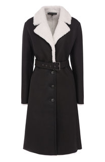 Дубленка из овчины с поясом Alexander Terekhov