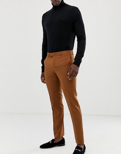 Светло-коричневые брюки скинни Farah Henderson - Рыжий